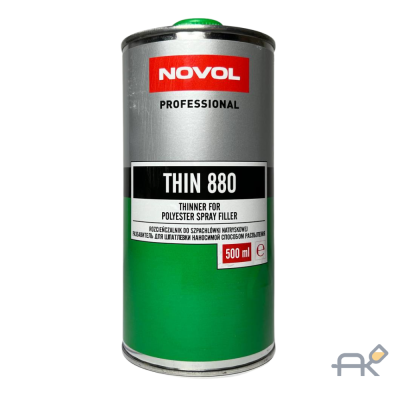 THIN 880 Растворитель для жидкой шпатлёвки SPRAY 0.5л NOVOL